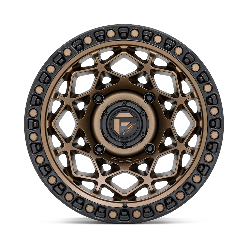 Fuel Wheels D785 Unit UTV 15x10 Bronze W/Matte Black Ring 0mm ET 132mm CB 4x156