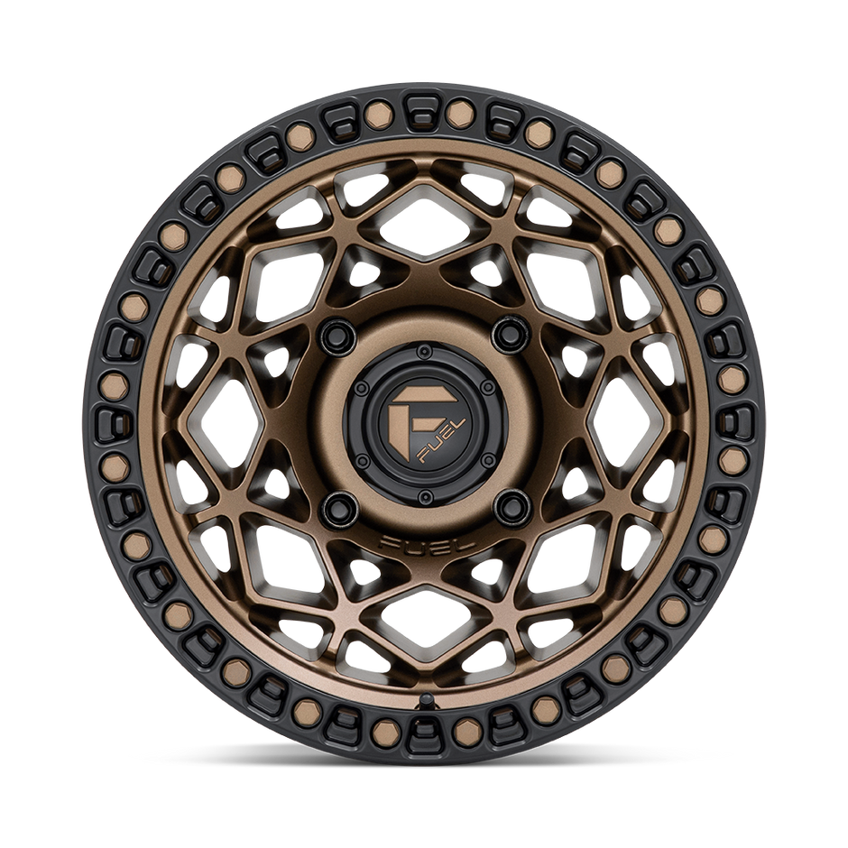 Fuel Wheels D785 Unit UTV 15x10 Bronze W/Matte Black Ring 0mm ET 132mm CB 4x156