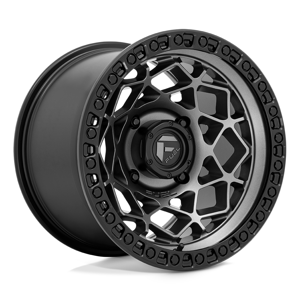Fuel Wheels D784 Unit UTV 15x10 Gunmetal W/Matte Black Ring 0mm ET 132mm CB 4x156