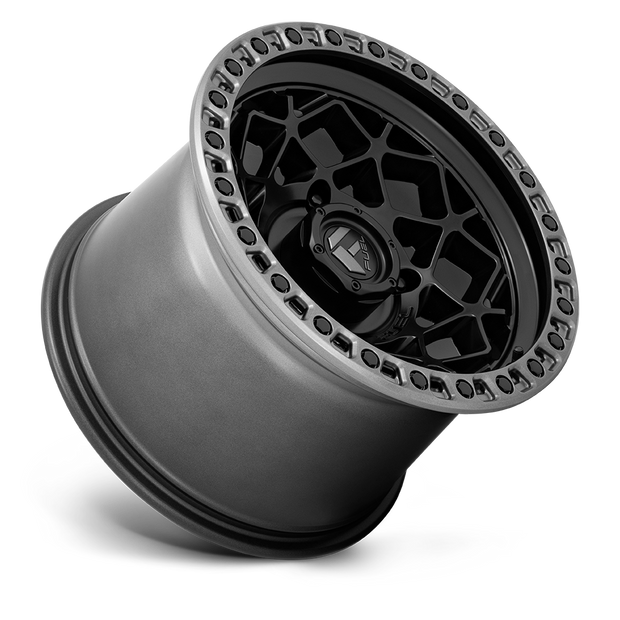 Fuel Wheels D783 Unit UTV 15x10 Matte Black W/Gunmetal Ring 0mm ET 132mm CB 4x156