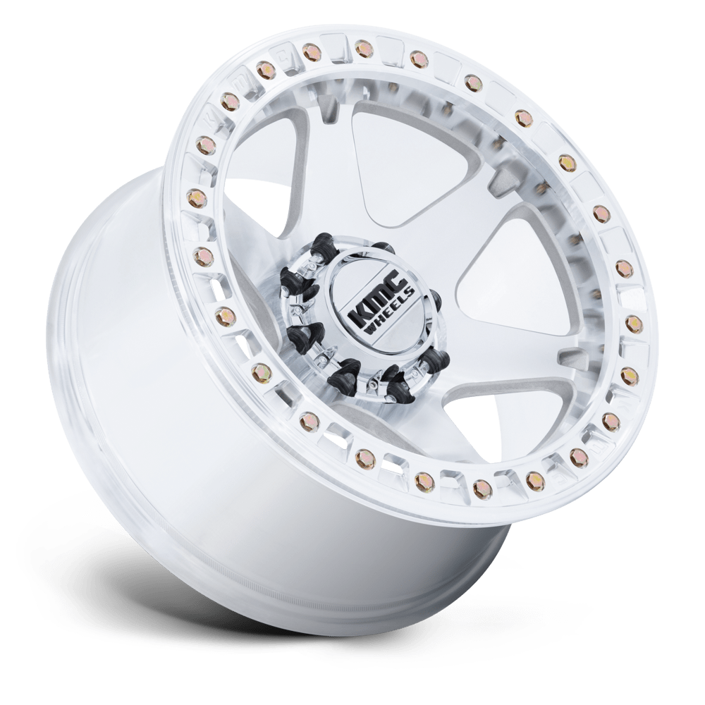 KMC Wheels KM238 VI Beadlock 17x9 Machined -38mm ET 108mm CB Custom BP