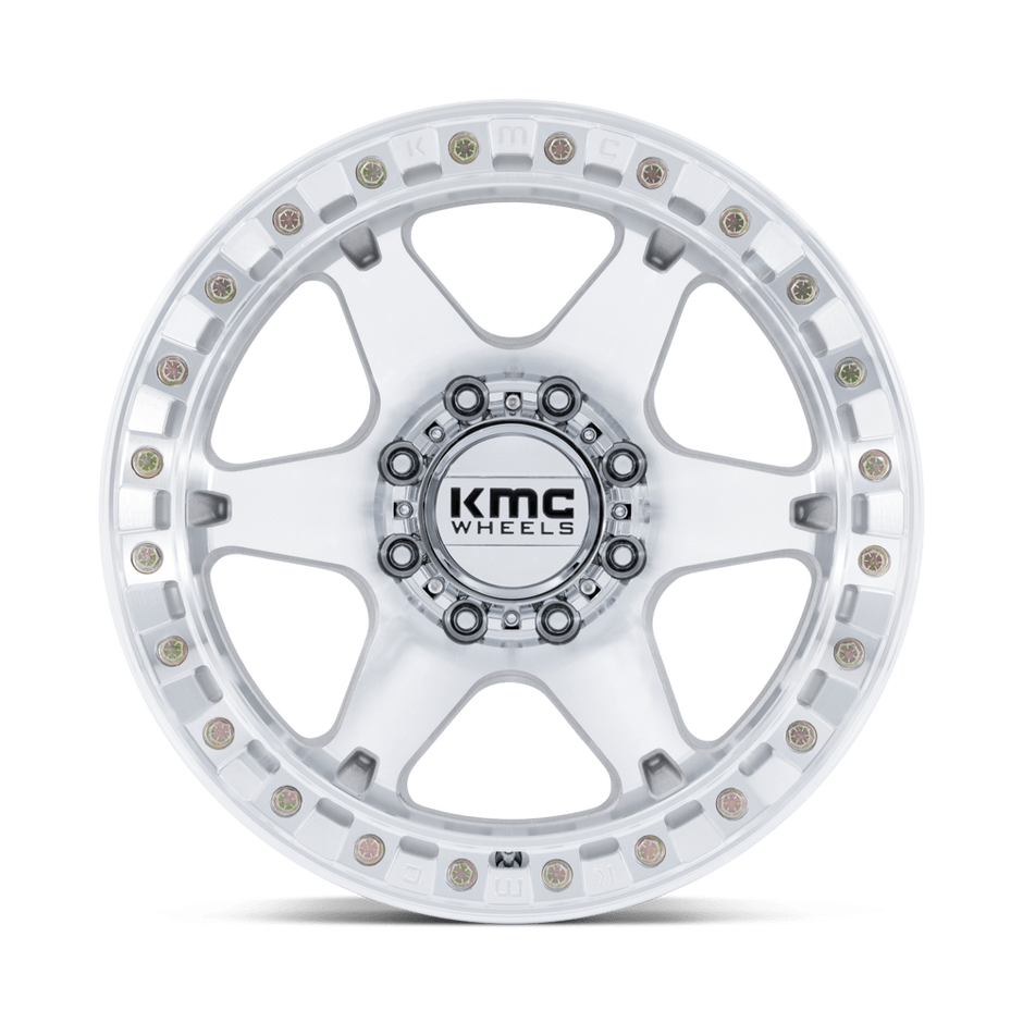 KMC Wheels KM238 VI Beadlock 17x9 Machined -38mm ET 108mm CB Custom BP