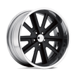American Racing VN407 Cobra 18x8 2-PC Hot Rod Black w/Polished Barrel 0mm ET 83.06mm CB 5x120