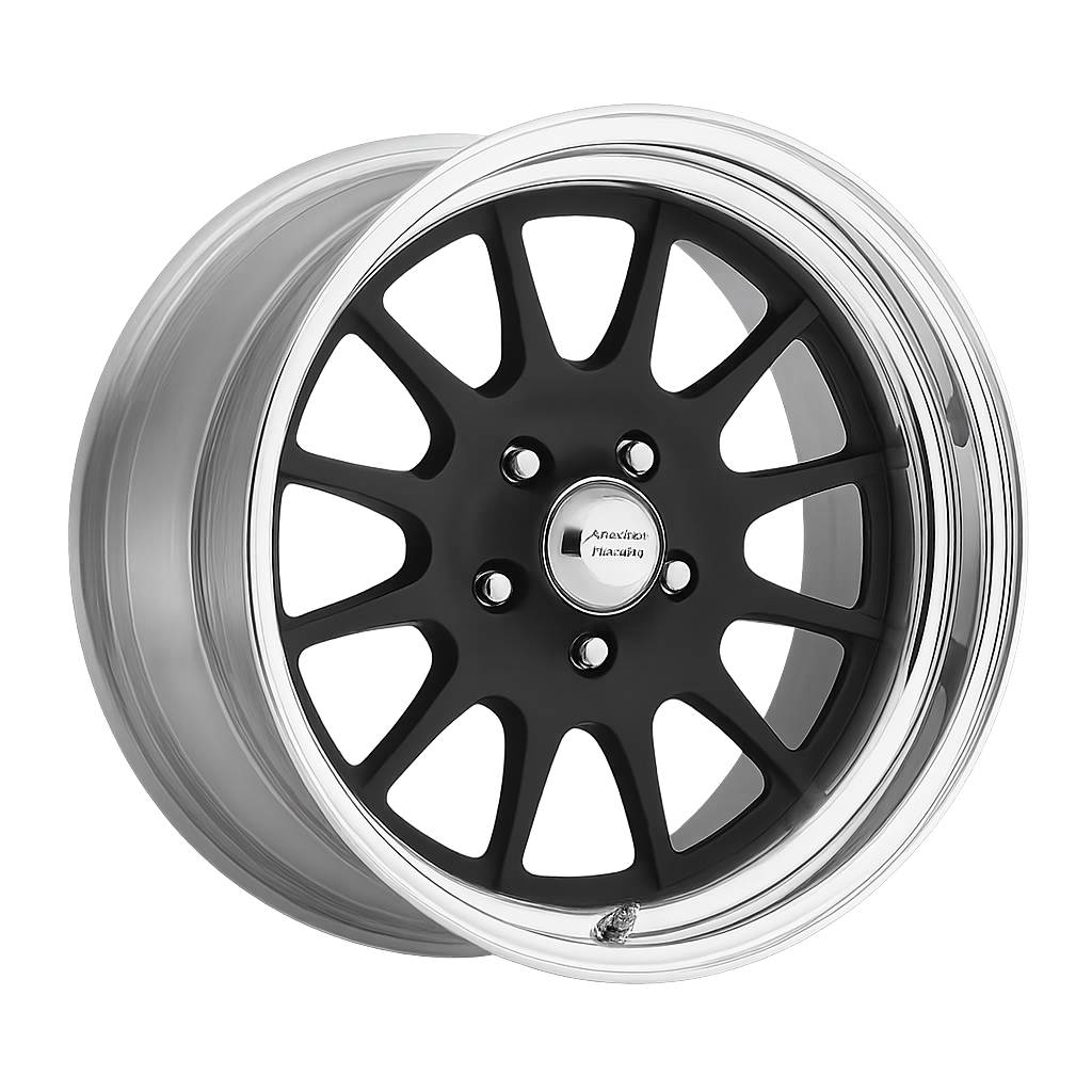 American Racing VN477 15x7 Satin Black Polished 0mm ET 5x101.6