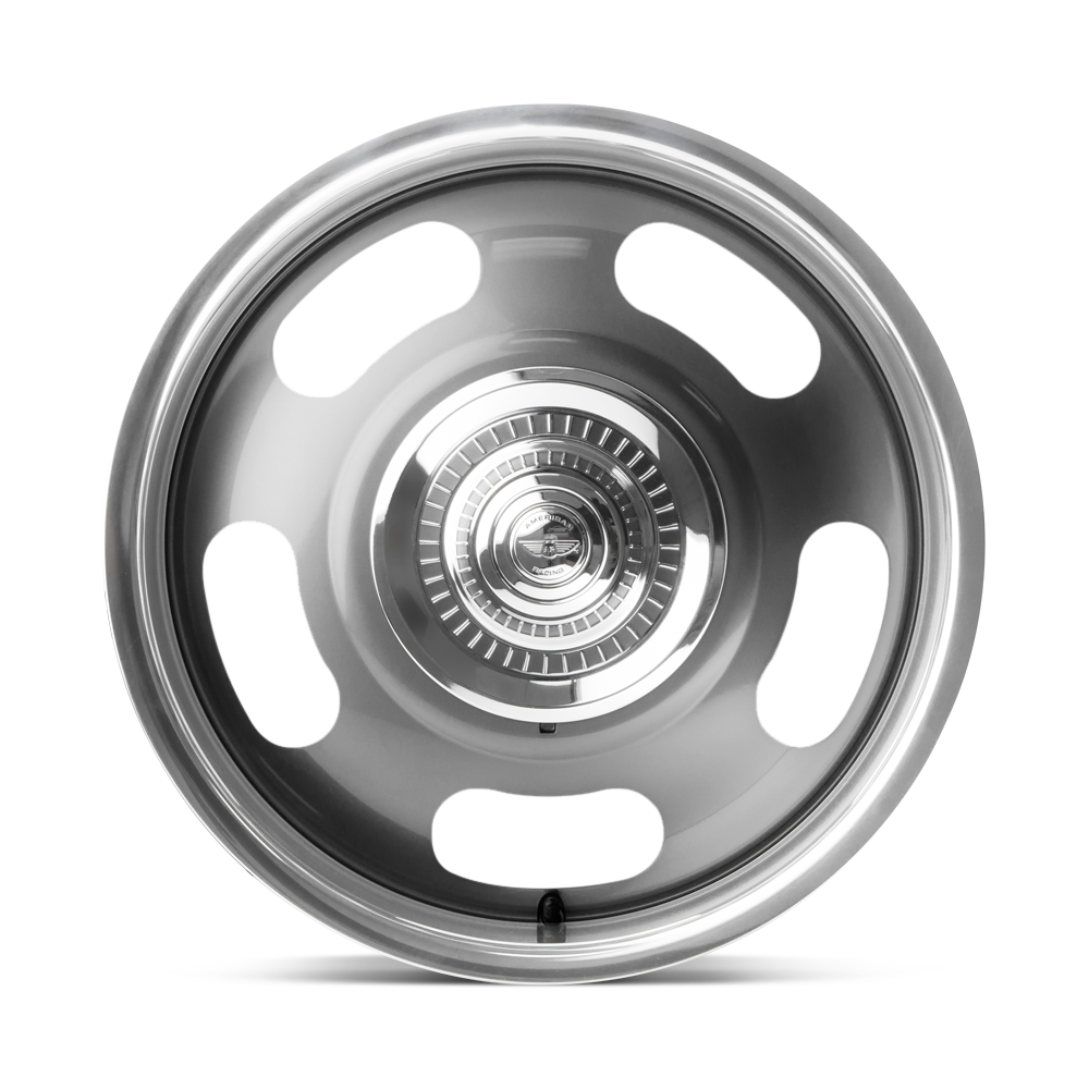 American Racing VN506 20x8 Mag Gray Center w/Polished Lip 0mm ET 78.1mm CB Custom Bolt Pattern