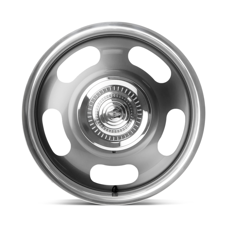 American Racing VN506 20x9.5 Mag Gray Center w/Polished Lip 0mm ET 78.1mm CB Custom Bolt Pattern