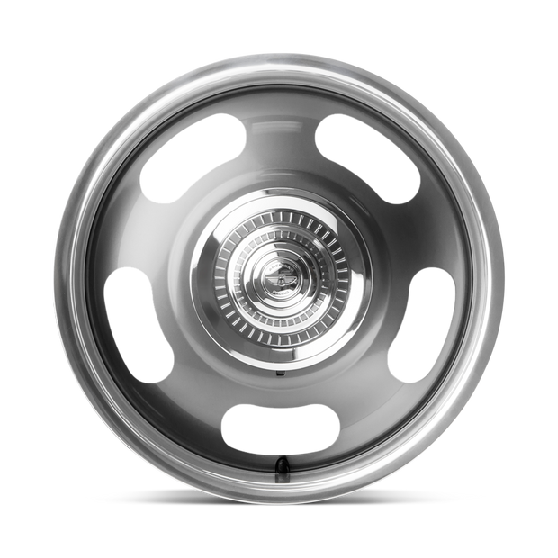 American Racing VN506 20x9.5 Mag Gray Center w/Polished Lip 0mm ET 78.1mm CB Custom Bolt Pattern