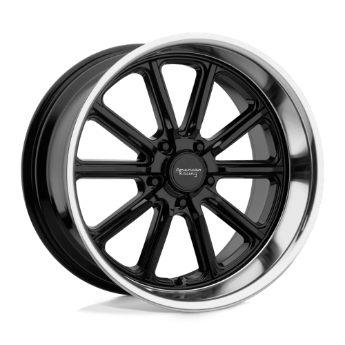 American Racing VN507 Rodder 20x9.5 Gloss Black w/Diamond Cut Lip -18mm ET 72.56mm CB 5x114.3