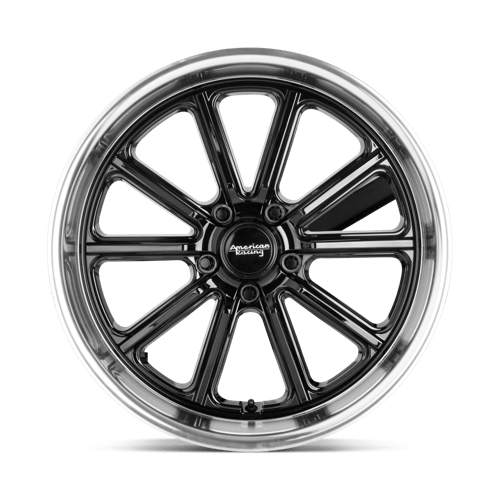 American Racing VN507 Rodder 20x9.5 Gloss Black w/Diamond Cut Lip -18mm ET 72.56mm CB 5x114.3