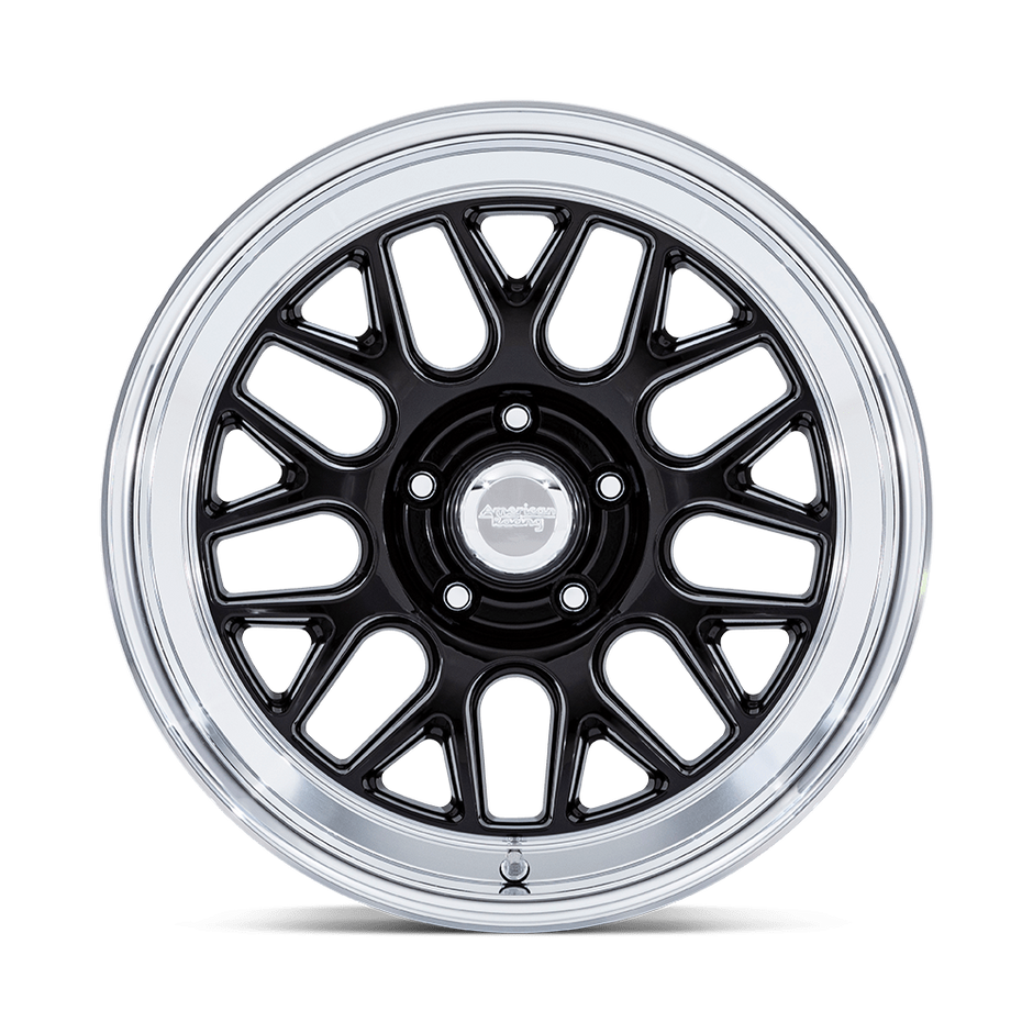 American Racing VN516 G-Force 17x7 Gloss Black w/Diamond Cut Lip 0mm ET 72.56mm CB 5x114.3