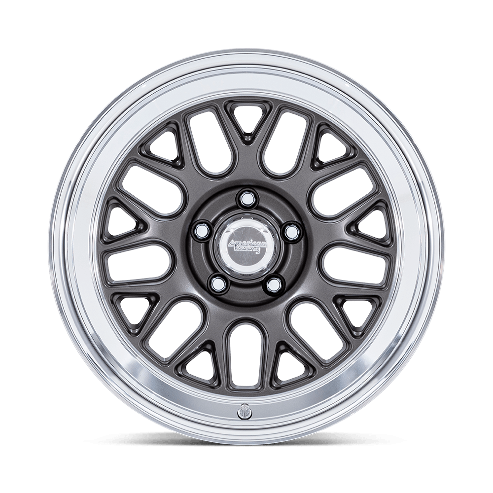 American Racing VN516 G-Force 17x7 Matte Anthracite w/Diamond Cut Lip 0mm ET 72.56mm CB 5x120.65