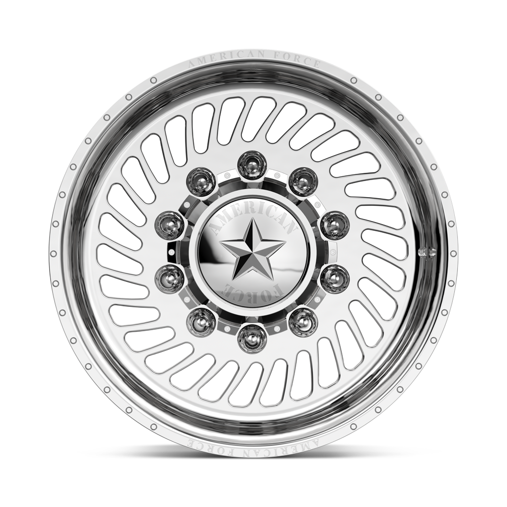American Force Vader SD forged wheels in polished finish, face view