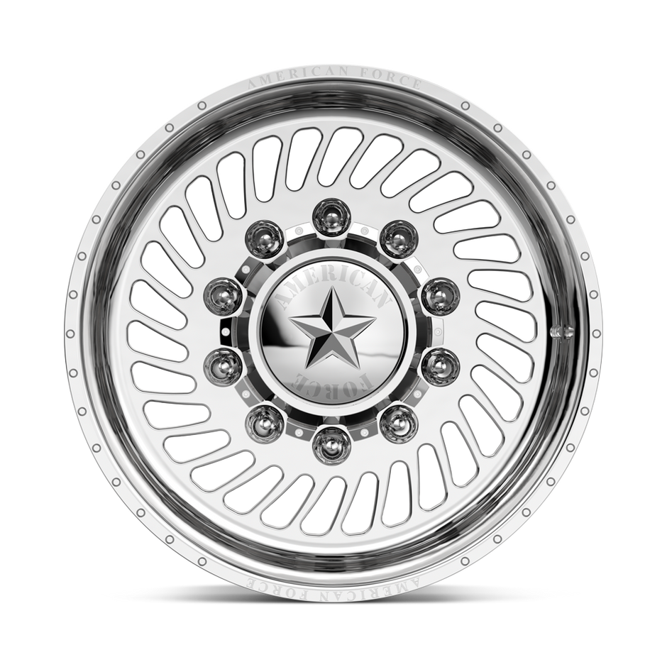 American Force Vader SD forged wheels in polished finish, face view