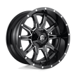 Fuel Wheels D627 Vandal 17x9 Gloss Black Milled 1mm ET 110.1mm CB 5x139.7/5x150