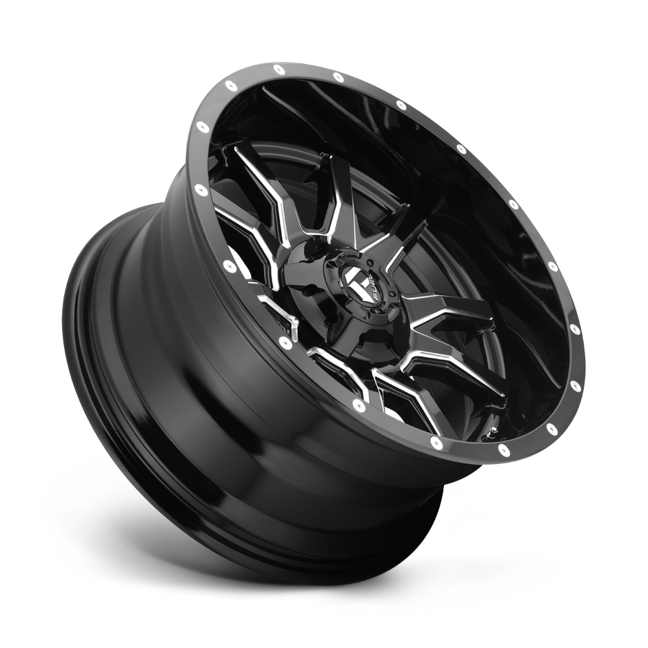 Fuel Wheels D627 Vandal 17x9 Gloss Black Milled 1mm ET 110.1mm CB 5x139.7/5x150