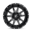 Fuel Wheels D627 Vandal 17x9 Gloss Black Milled 1mm ET 110.1mm CB 5x139.7/5x150