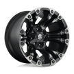 Fuel Wheels D851 Vapor 17x9 Matte Black w/Gray Tint -12mm ET 78.1mm CB 5x114.3/5x127