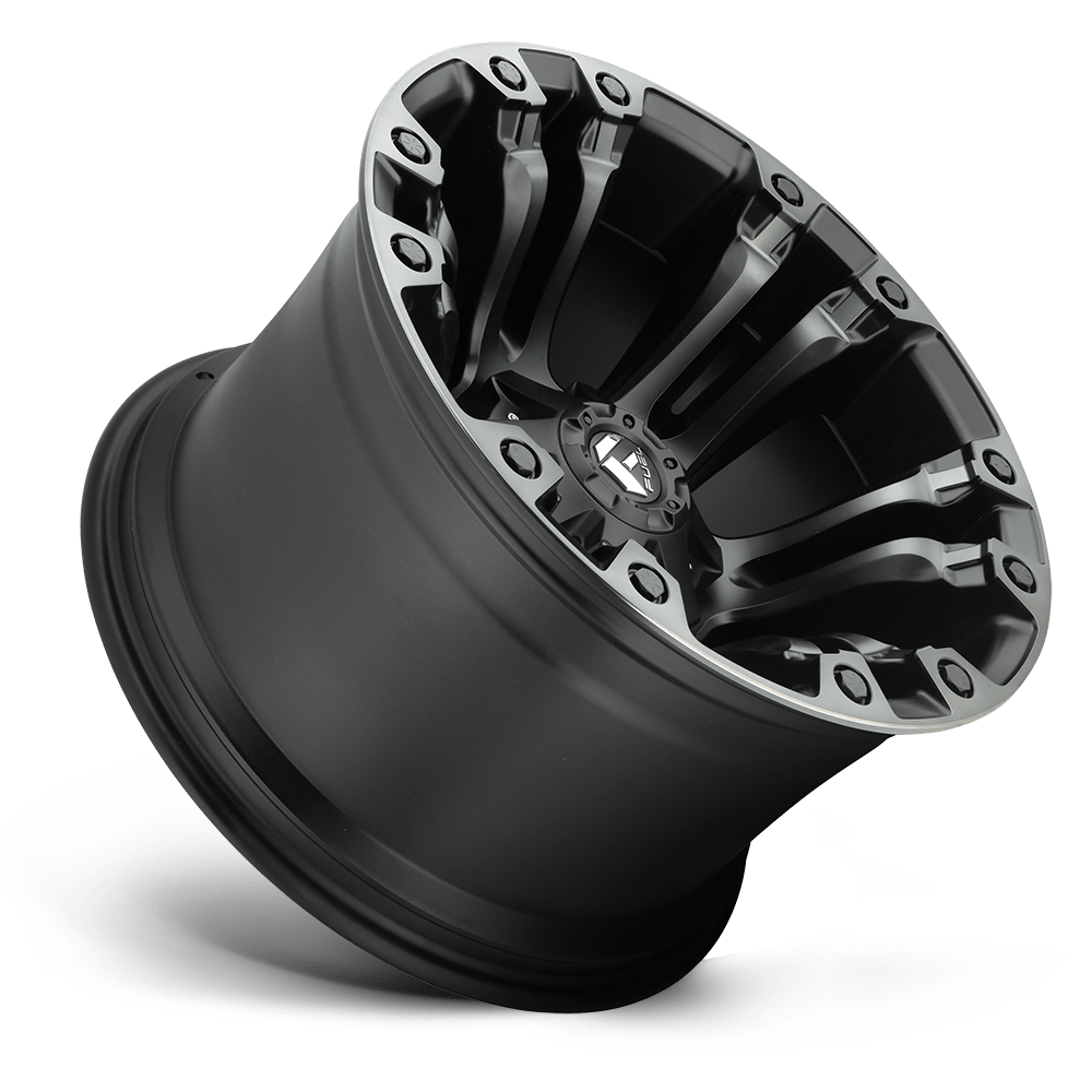 Fuel Wheels D851 Vapor 17x9 Matte Black w/Gray Tint -12mm ET 78.1mm CB 5x114.3/5x127