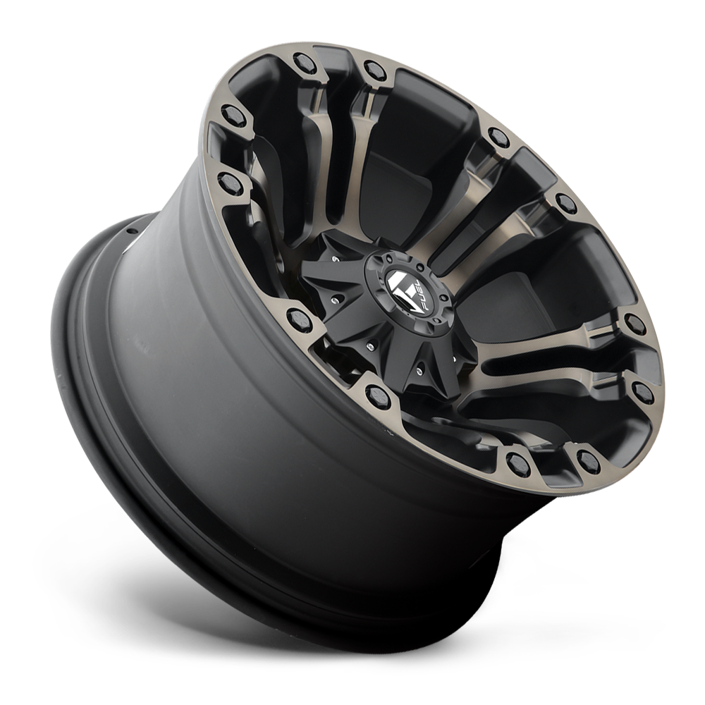 Fuel Wheels D569 Vapor 17x10 Matte Black w/Double Dark Tint -18mm ET 78.1mm CB 5x114.3/5x127