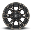 Fuel Wheels D569 Vapor 17x10 Matte Black w/Double Dark Tint -18mm ET 78.1mm CB 5x114.3/5x127