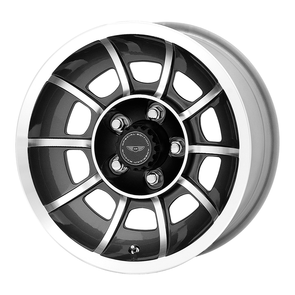 American Racing VN47 Vector 15x8.5 Anthracite Gray w/Machined Face 6mm ET 86mm CB 5x120.65