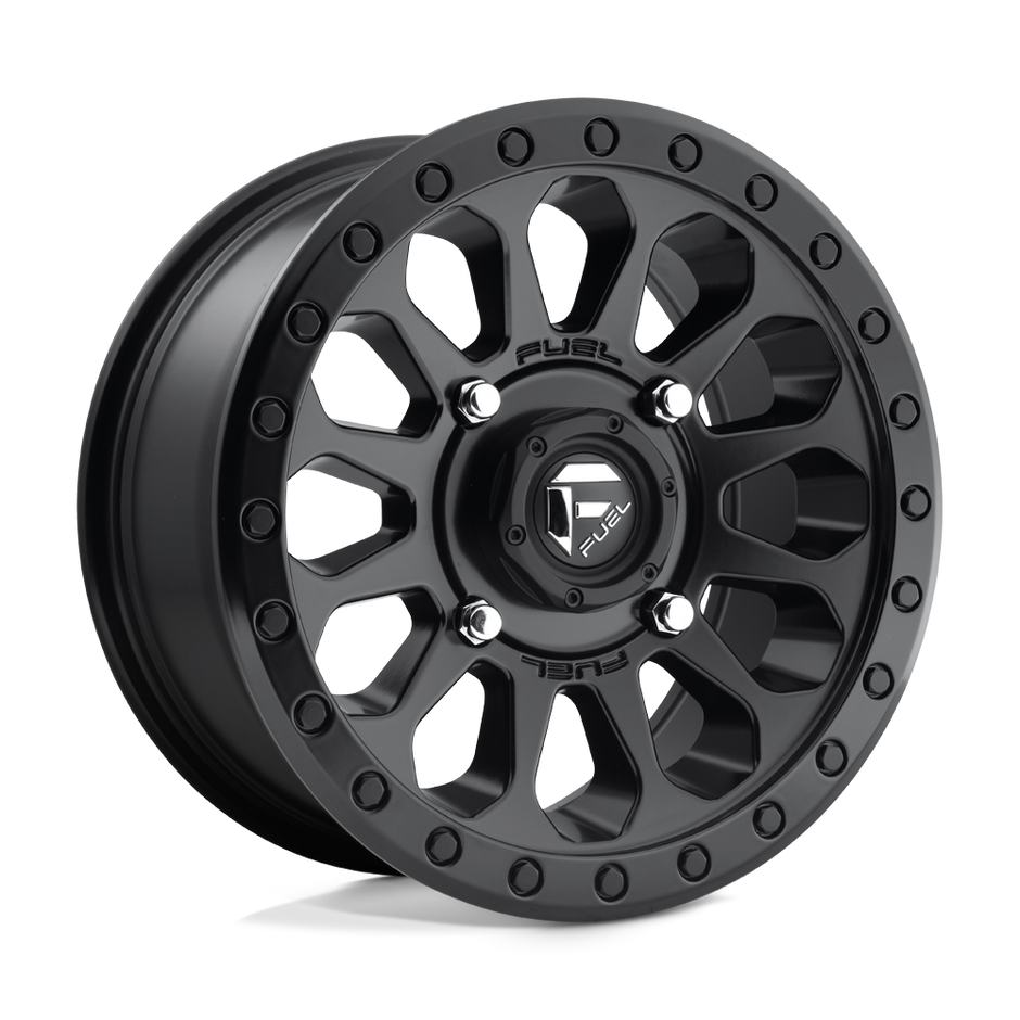 Fuel Wheels D579 Vector UTV 14x7 Matte Black 13mm ET 132mm CB 4x156