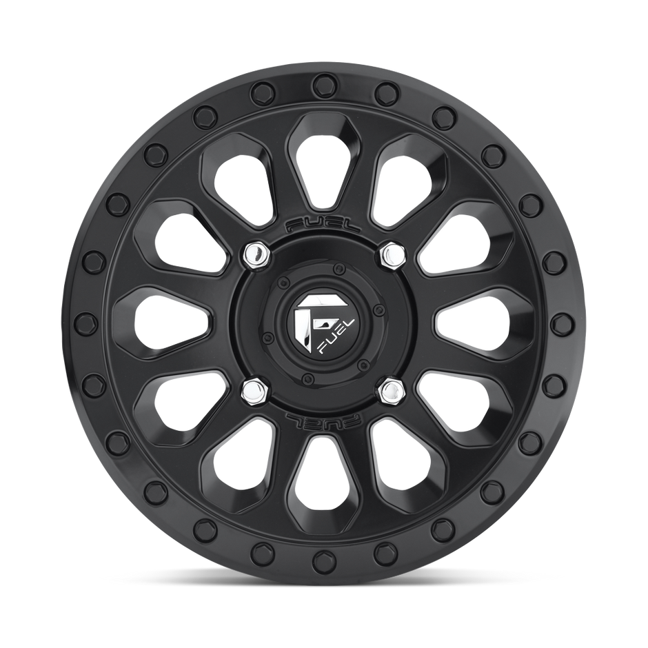 Fuel Wheels D579 Vector UTV 14x7 Matte Black 13mm ET 132mm CB 4x156