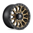 Fuel Wheels D600 Vector UTV 14x7 Matte Bronze W/Black Bead Ring 38mm ET 110.1mm CB 4x137