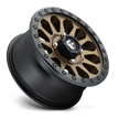 Fuel Wheels D600 Vector UTV 14x7 Matte Bronze W/Black Bead Ring 38mm ET 110.1mm CB 4x137