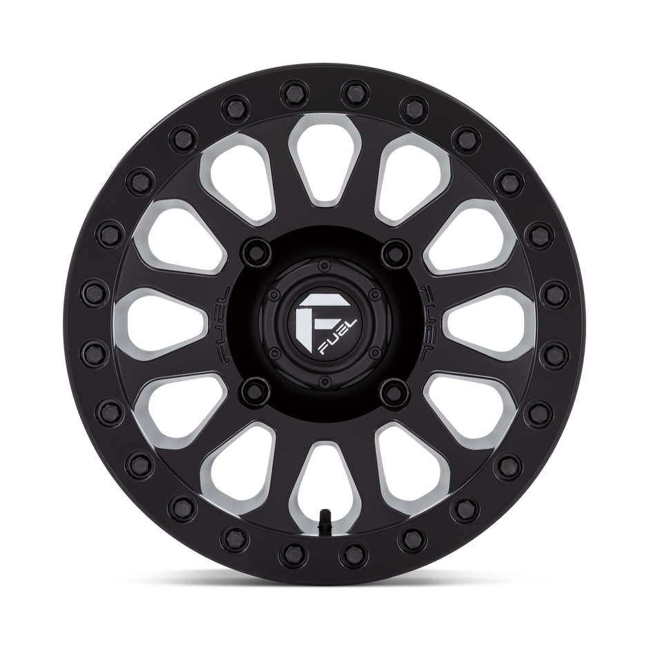 Fuel Wheels D920 Vector UTV Beadlock 14x7 Matte Black 38mm ET 110.1mm CB 4x137