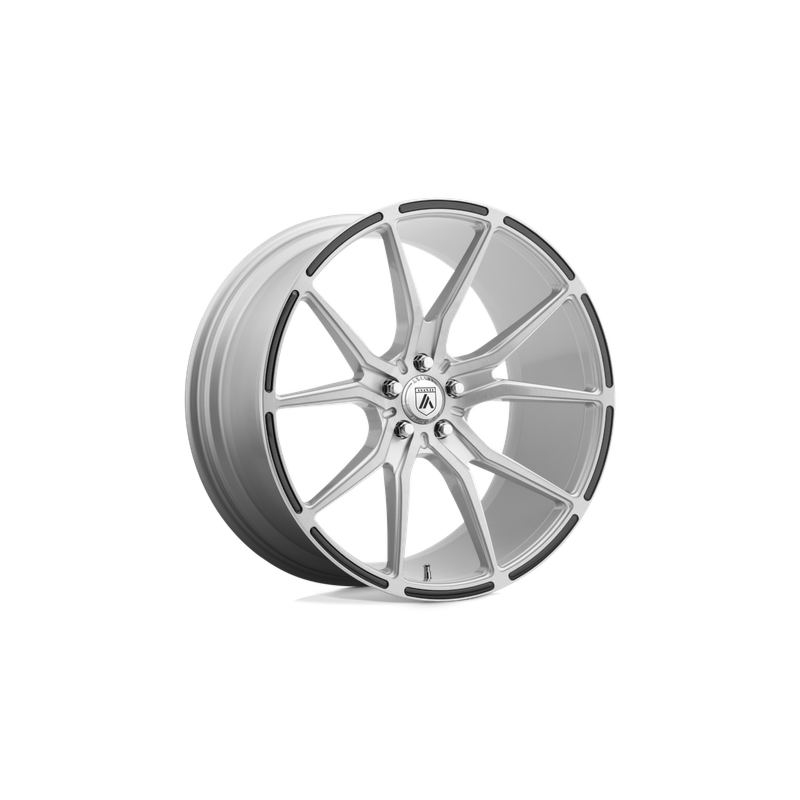 Asanti Wheels ABL13 Vega 22x10.5 Brush Silver w/Carbon Inserts 40mm ET 72.56mm CB 5x112