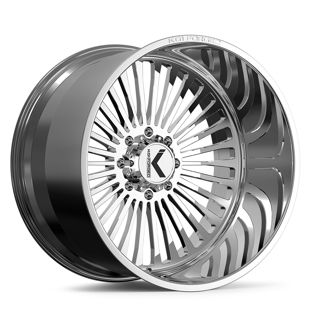 KG1 Forged KF051 Vegas 28x16 Polished -101mm ET 124.3mm CB 8x180