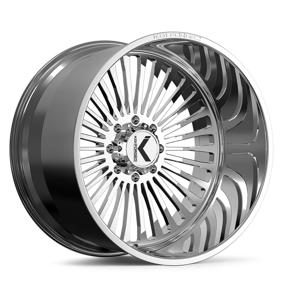 KG1 Forged KF051 Vegas 28x16 Polished -101mm ET 124.3mm CB 8x180