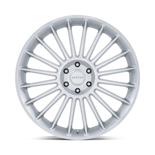 Status Venti 24x10 Gloss Silver 35mm ET 84.1mm CB 5x130