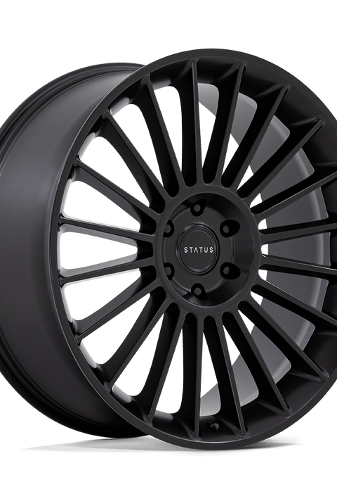 Status Venti 22x9.5 Matte Black 30mm ET 84.1mm CB 5x130