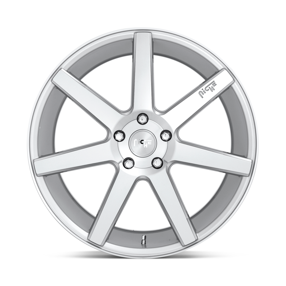 Niche M179 Verona 19x8.5 Gloss Silver Machined 35mm ET 72.56mm CB 5x114.3