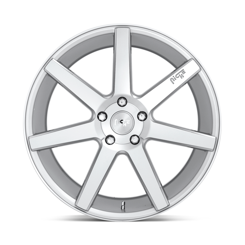 Niche M179 Verona 19x8.5 Gloss Silver Machined 35mm ET 72.56mm CB 5x114.3