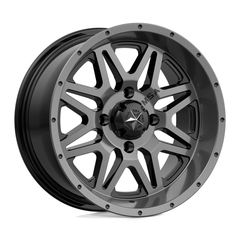 MSA Offroad Wheels M26 Vibe 14x7 Dark Tint 0mm ET 86mm CB 4x110