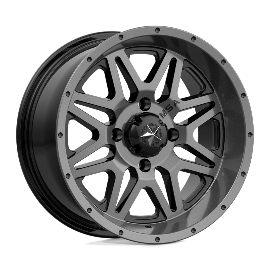 MSA Offroad Wheels M26 Vibe 14x7 Dark Tint 0mm ET 86mm CB 4x110