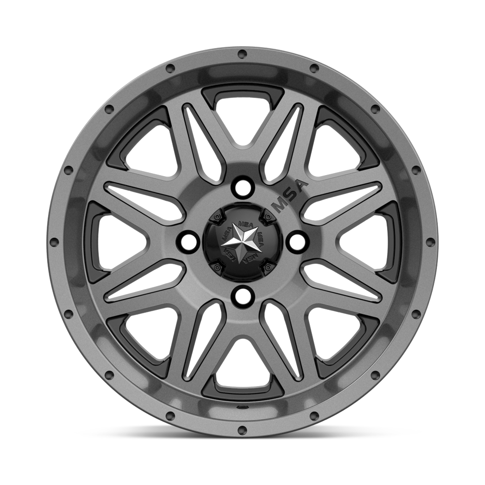 MSA Offroad Wheels M26 Vibe 14x7 Dark Tint 0mm ET 86mm CB 4x110