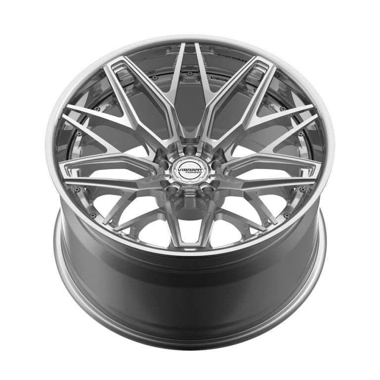 Vibrant Forged VFF.01 forged wheel - angled view