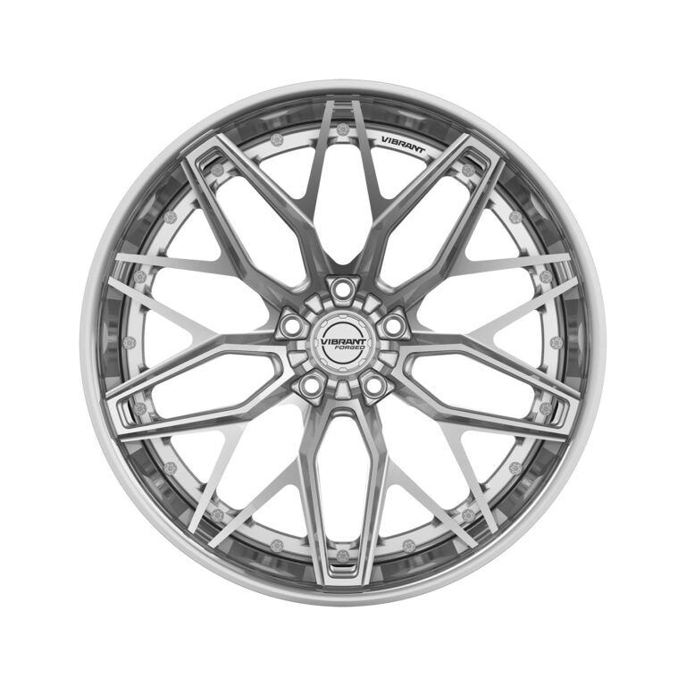 Vibrant Forged VFF.01 forged wheel - headshot view