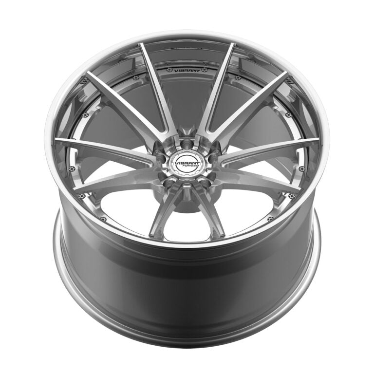 Vibrant Forged VFF.02 forged wheel - angled view