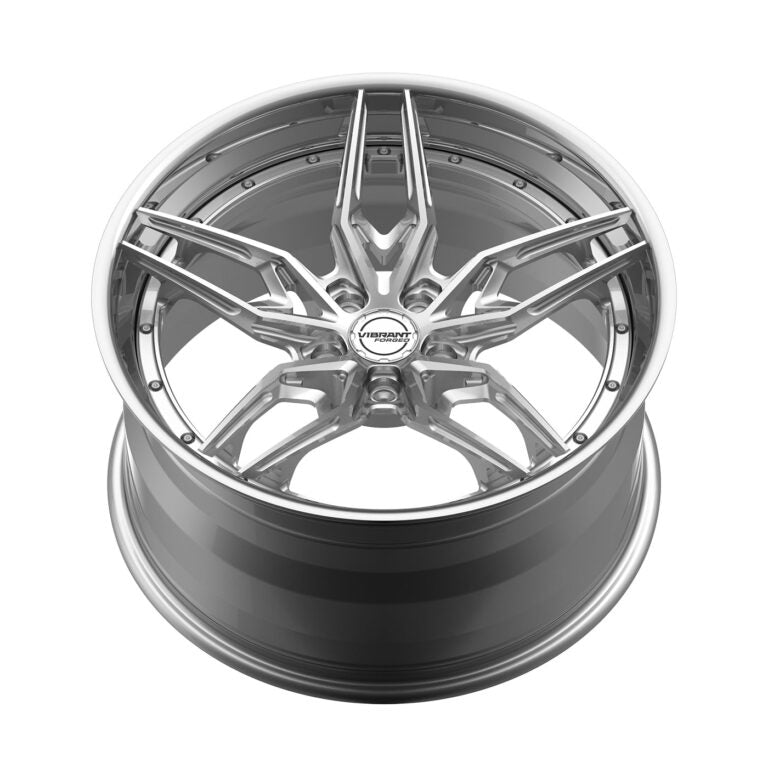 Vibrant Forged VFF.05 forged wheel - angled view