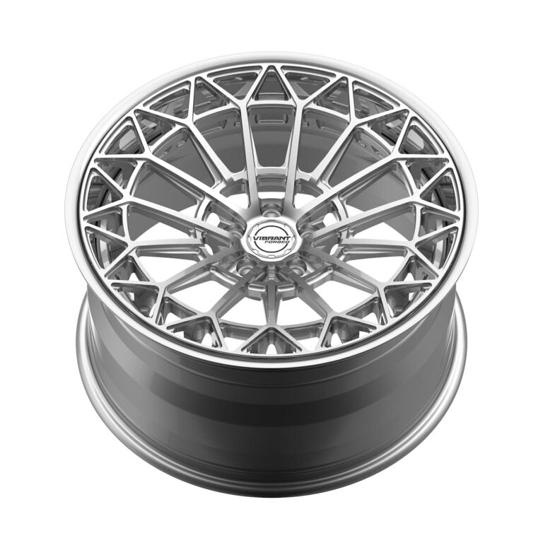 Vibrant Forged VFF.08b forged wheel - angled view