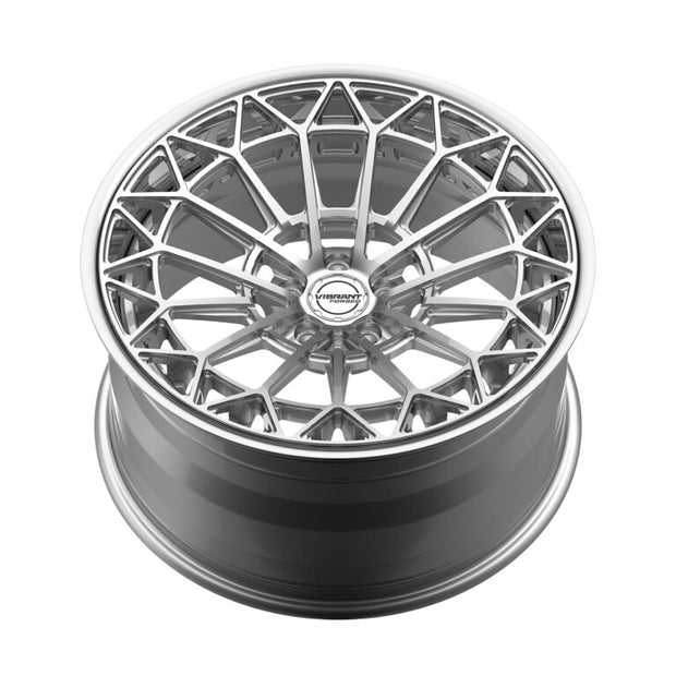 Vibrant Forged VFF.08b forged wheel - angled view