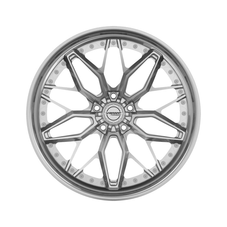 Vibrant Forged VFS.01 forged wheel - headshot view