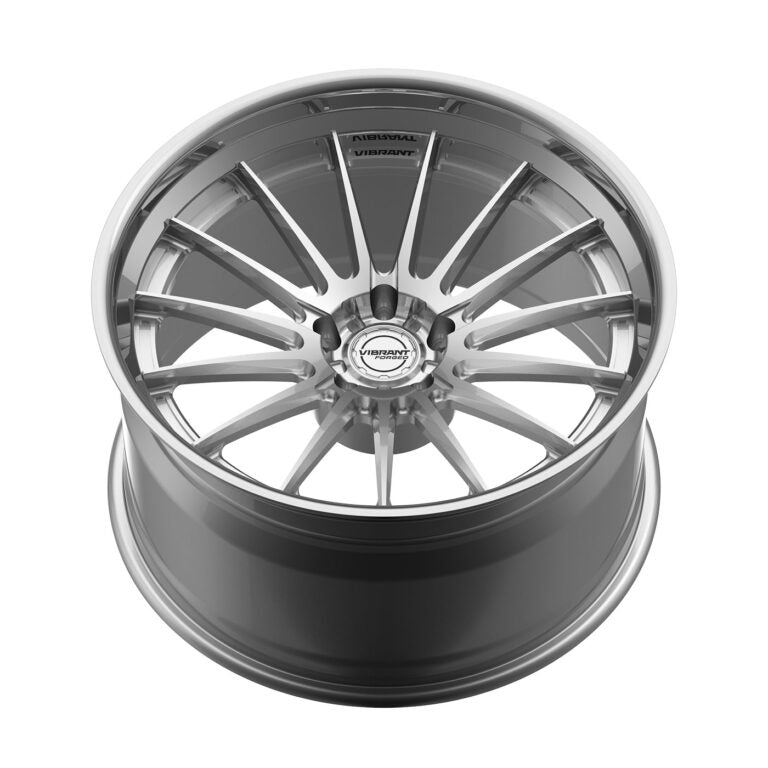 Vibrant Forged VFS.04 forged wheel - angled view