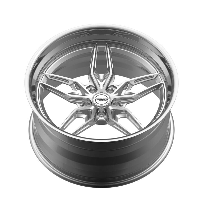 Vibrant Forged VFS.05 forged wheel - angled view