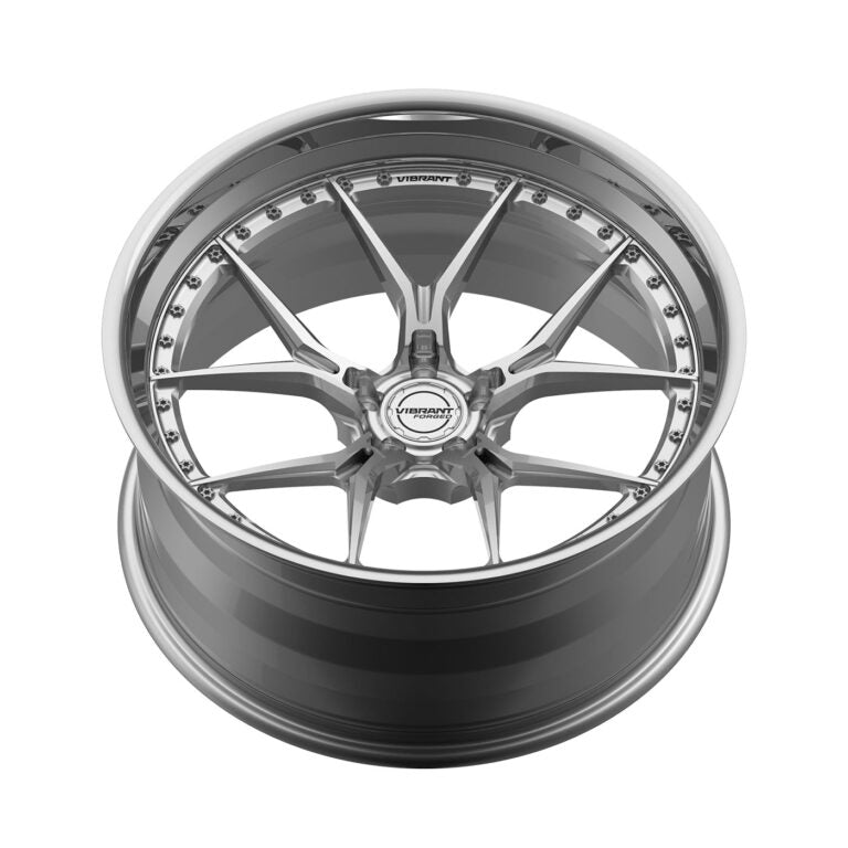 Vibrant Forged VFS.07 forged wheel - angled view
